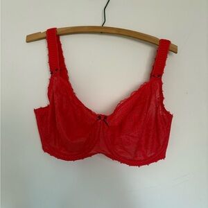 Freya Red Lace Underwire Bra